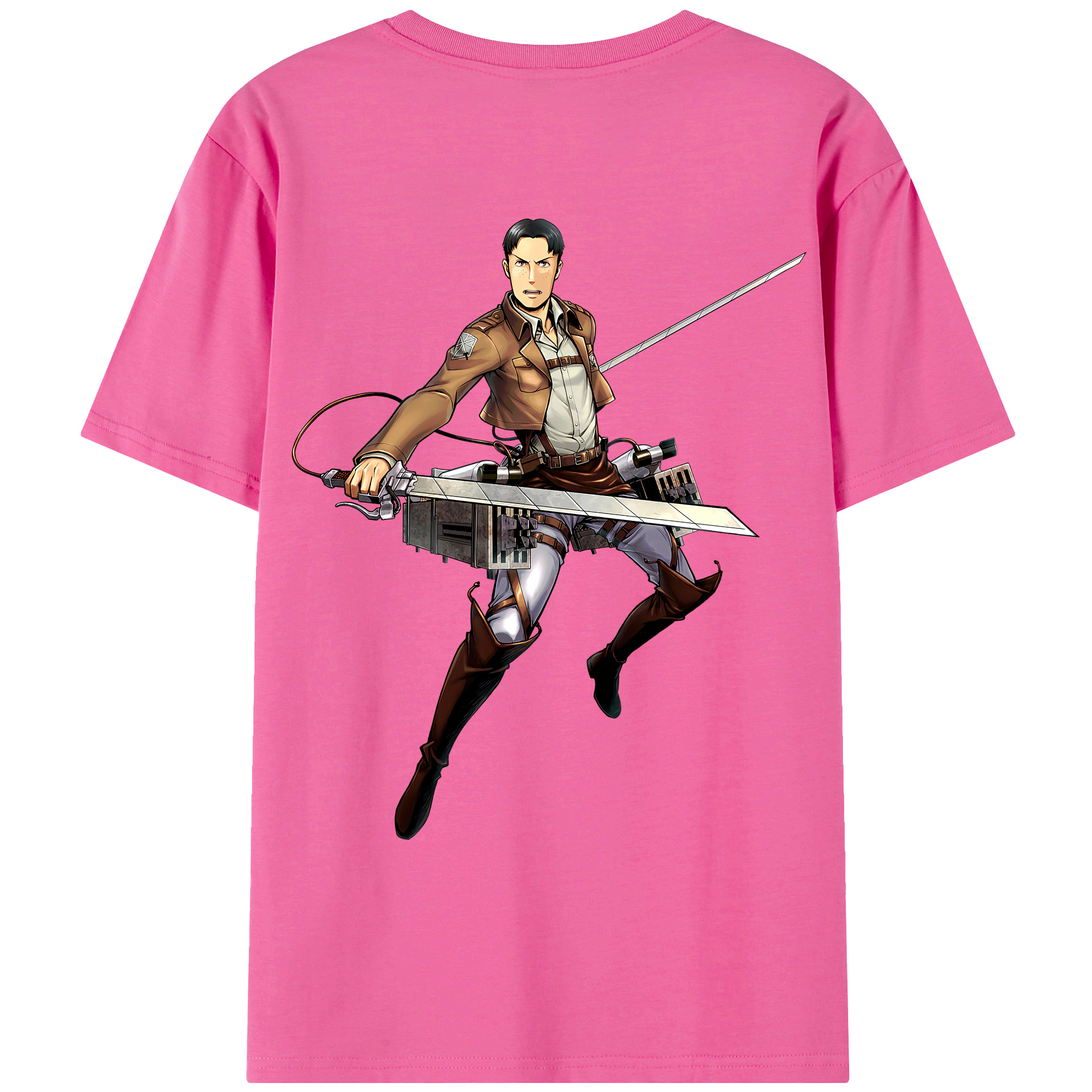 （画像用） 進撃の巨人 Attack on Titan レディース半袖Tシャツ(バックプリント)